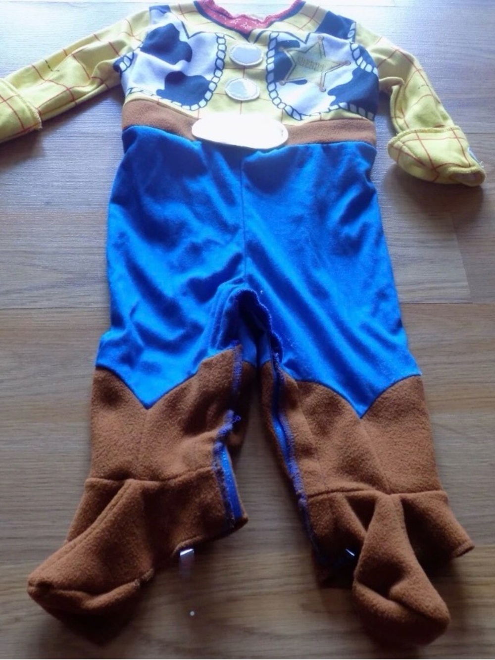 Size 6-12 Months Disney Baby Toy Story Cowboy Woody Halloween Costume Jumpsuit